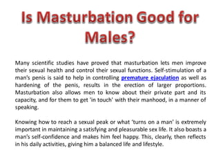 Why Does Masturbation Feel Good